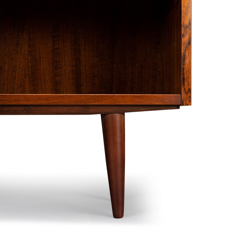 Vintage rosewood bookcase by Hundevad and Co, Denmark 1960