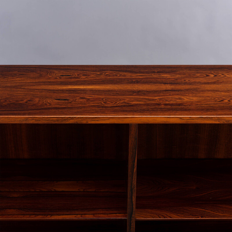 Vintage rosewood bookcase by Hundevad and Co, Denmark 1960