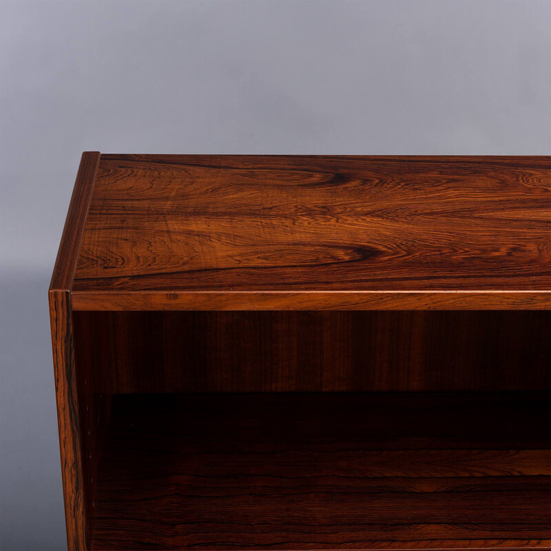 Vintage rosewood bookcase by Hundevad and Co, Denmark 1960