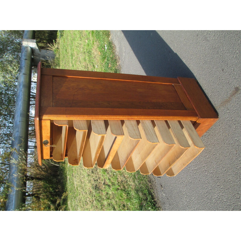 Vintage cabinet with pull-out drawers, 1930s