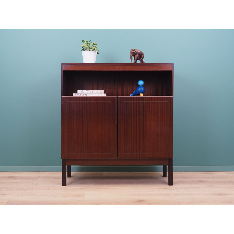 Mahogany vintage chest of drawers, Denmark 1960s