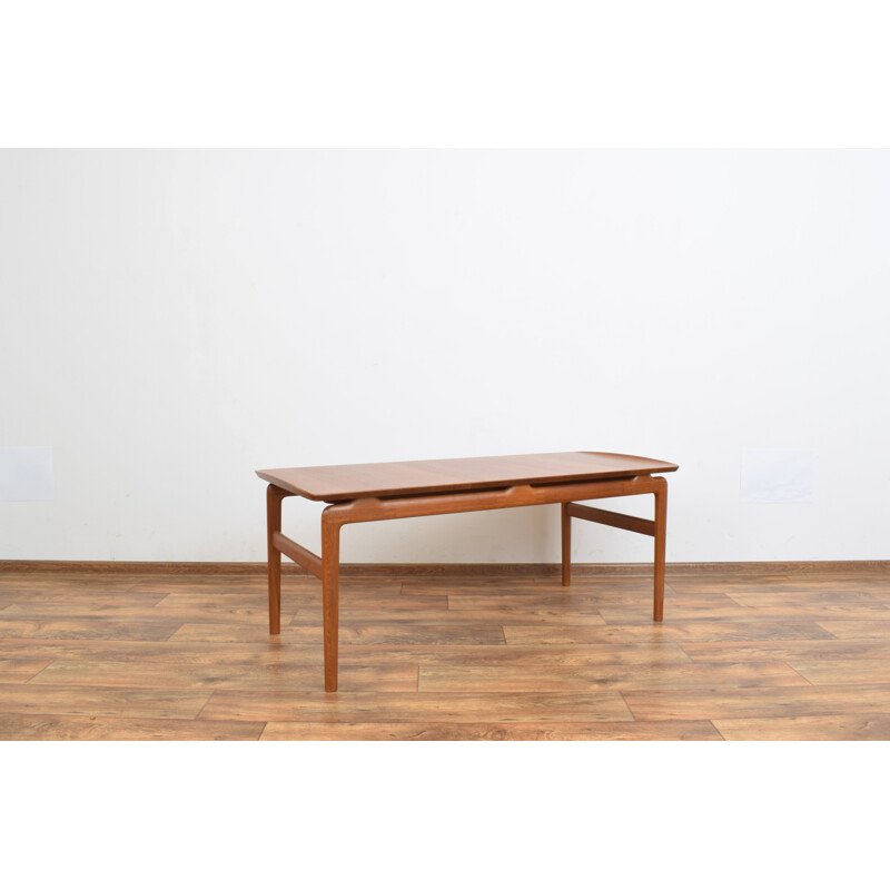 Teak vintage coffee table by Peter Hvidt & Orla Mølgaard-Nielsen for France & Søn, 1950s