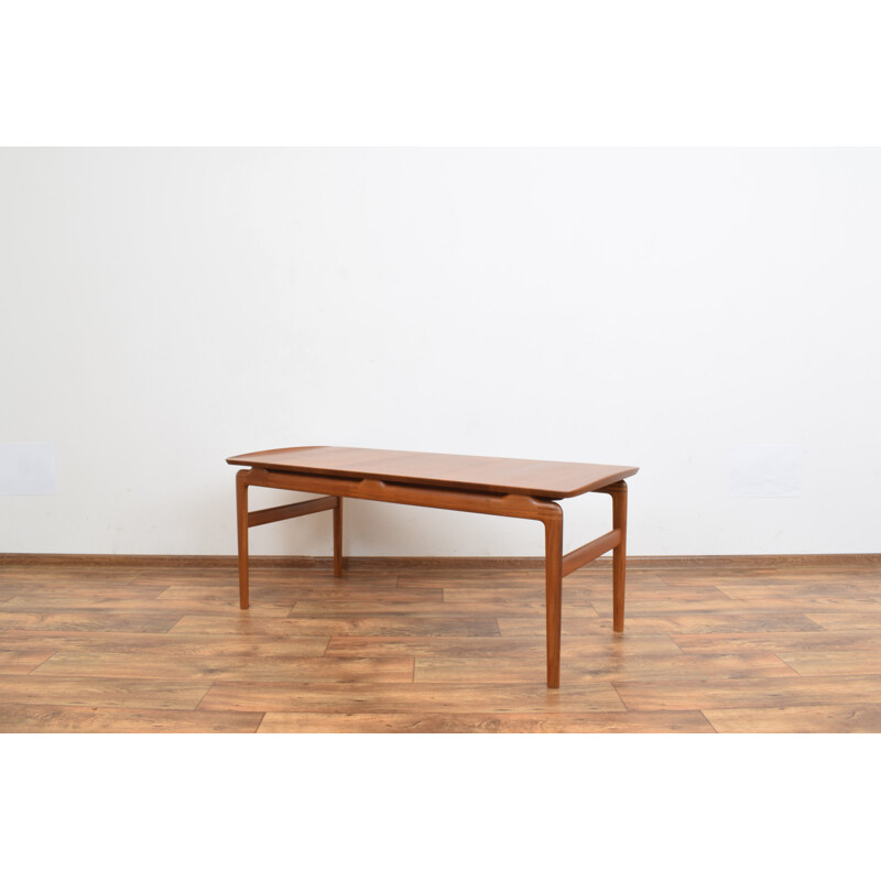 Teak vintage coffee table by Peter Hvidt & Orla Mølgaard-Nielsen for France & Søn, 1950s