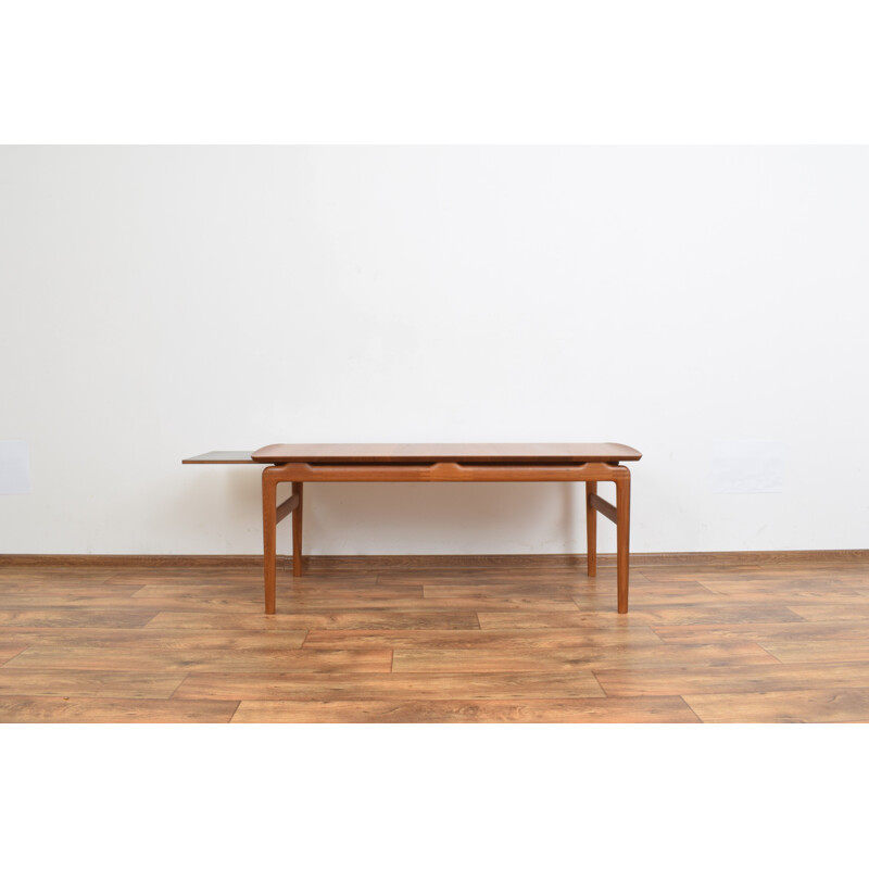 Teak vintage coffee table by Peter Hvidt & Orla Mølgaard-Nielsen for France & Søn, 1950s