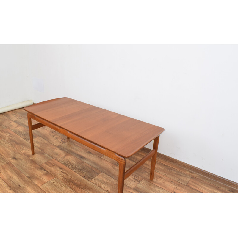 Teak vintage coffee table by Peter Hvidt & Orla Mølgaard-Nielsen for France & Søn, 1950s