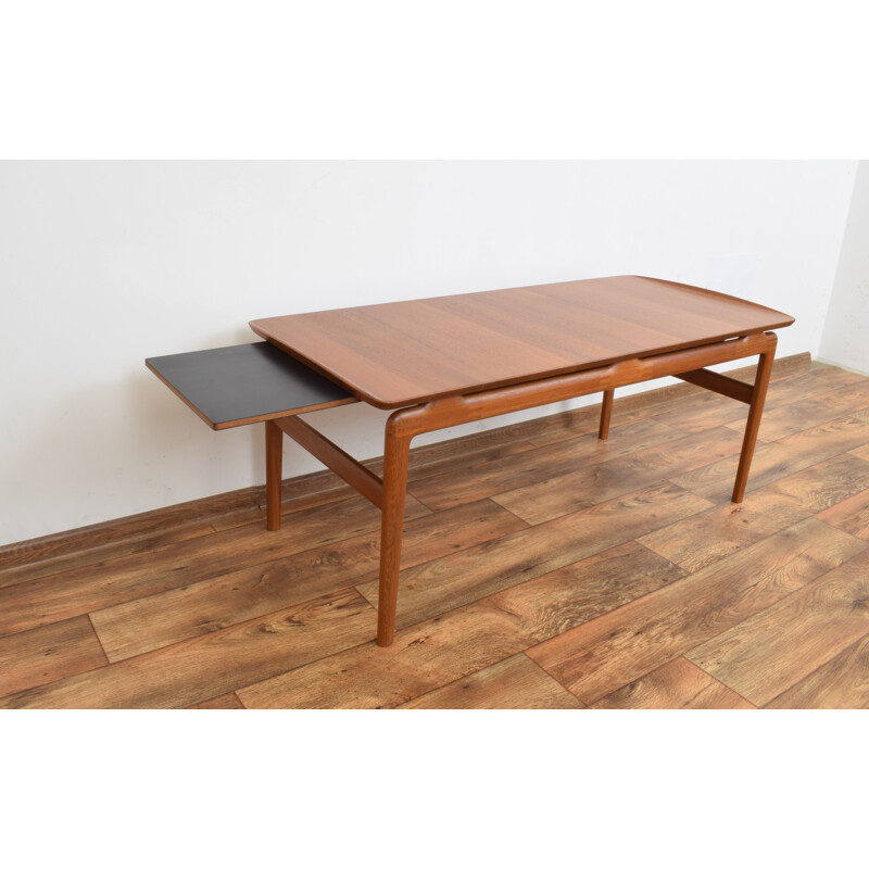 Teak vintage coffee table by Peter Hvidt & Orla Mølgaard-Nielsen for France & Søn, 1950s