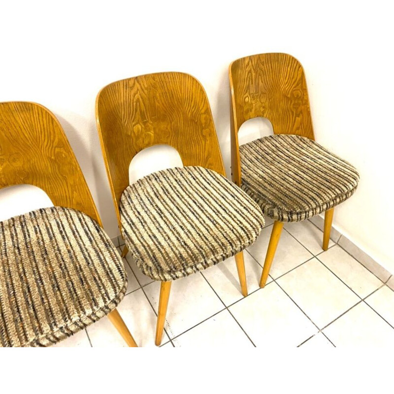 Set of 4 vintage chairs by Oswald Haerdtl for Tatra, Czechoslovakia 1960