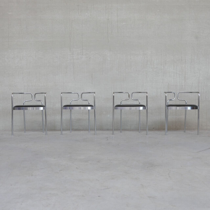 Set of 4 mid-century Danish chairs by Henning Larssen, 1967