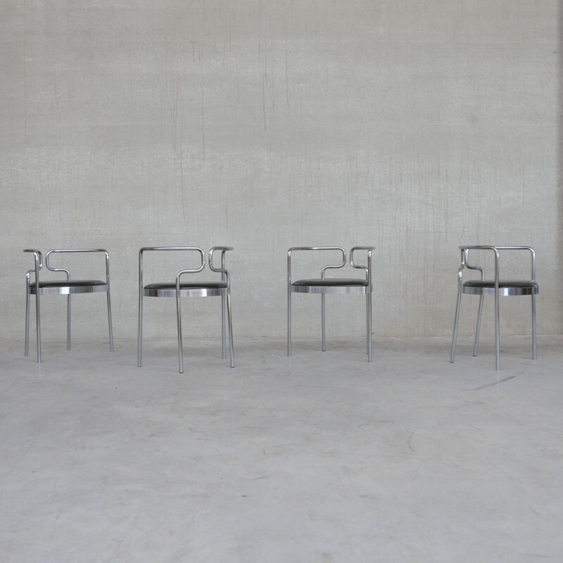 Ensemble de 4 chaises danoises vintage par Henning Larssen, 1967