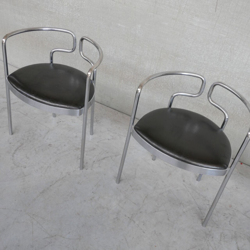 Set of 4 mid-century Danish chairs by Henning Larssen, 1967