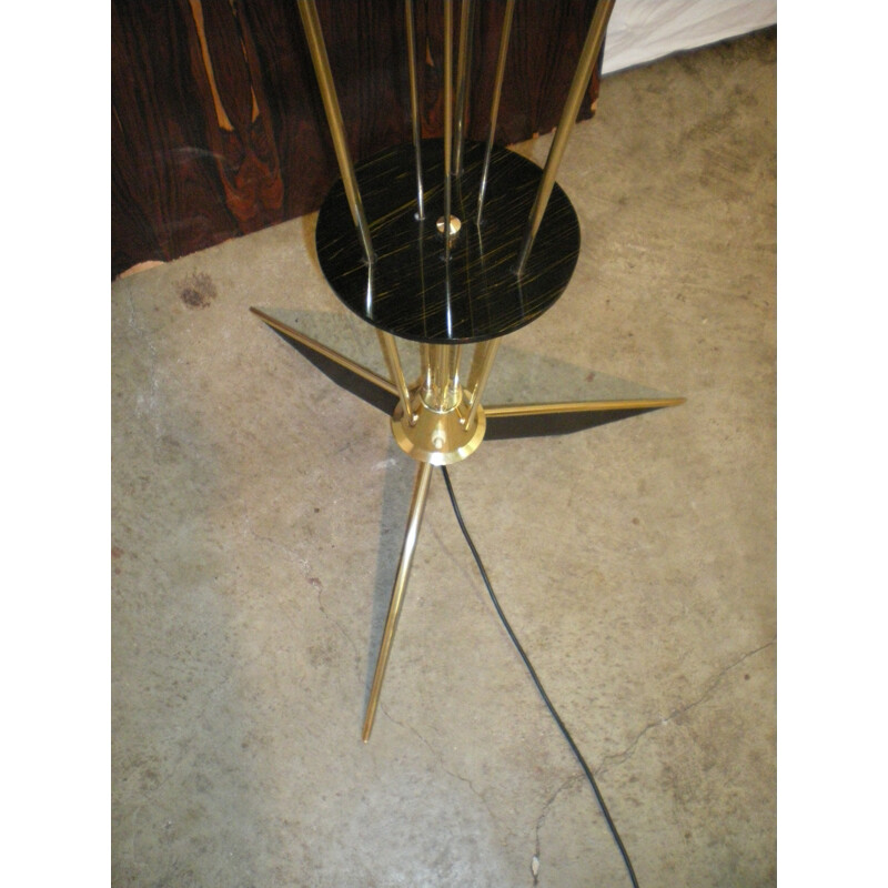 Mid century Lunel floor lamp with 3 lights - 1950s