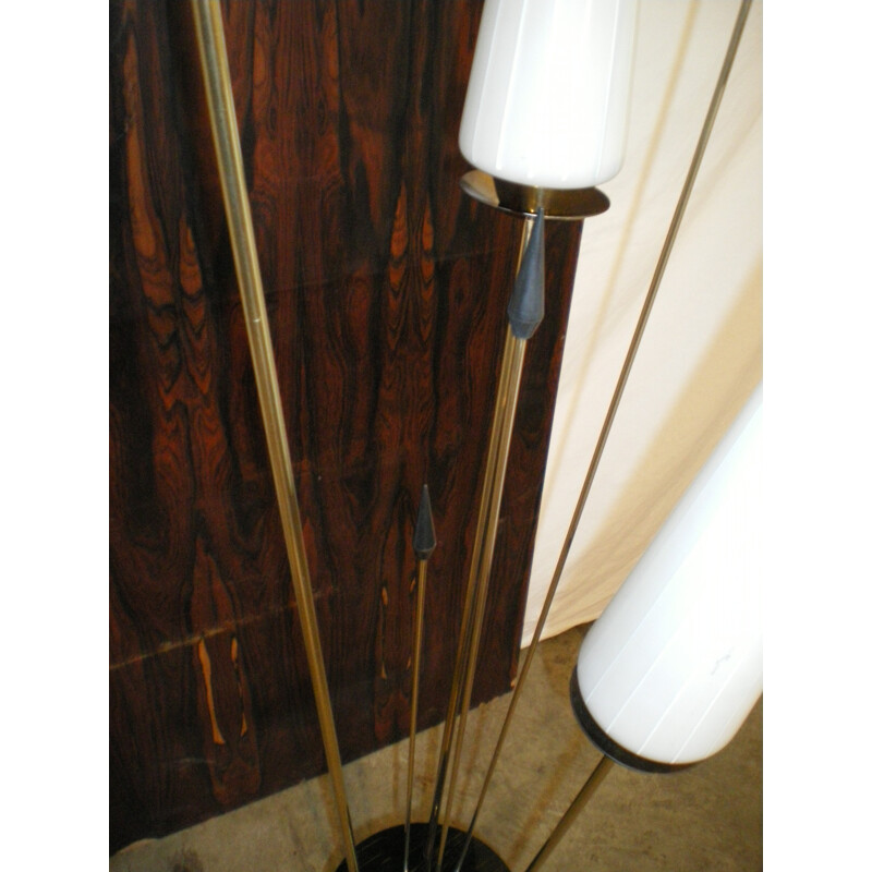 Mid century Lunel floor lamp with 3 lights - 1950s