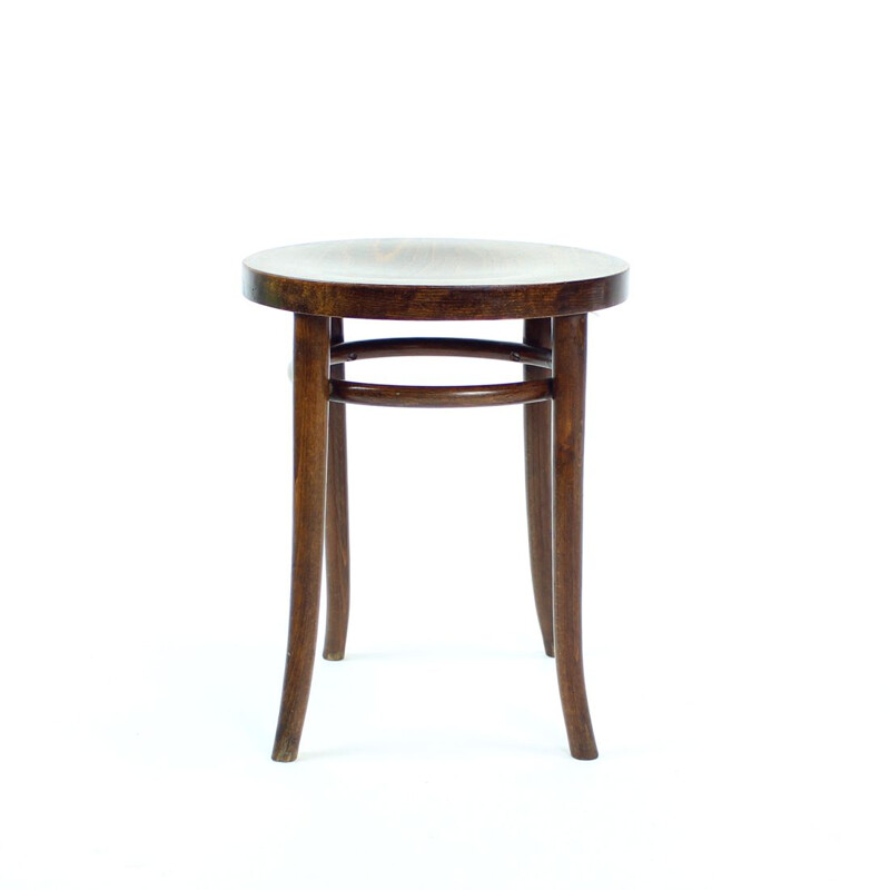 Vintage round stool by Thonet for Tatra, Czechoslovakia 1950s