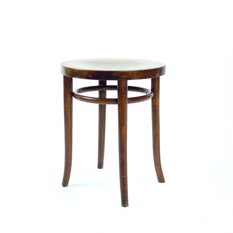 Vintage round stool by Thonet for Tatra, Czechoslovakia 1950s