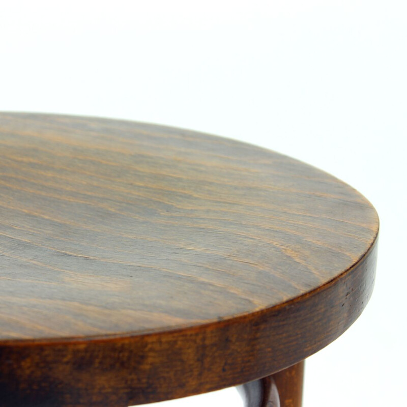 Vintage round stool by Thonet for Tatra, Czechoslovakia 1950s