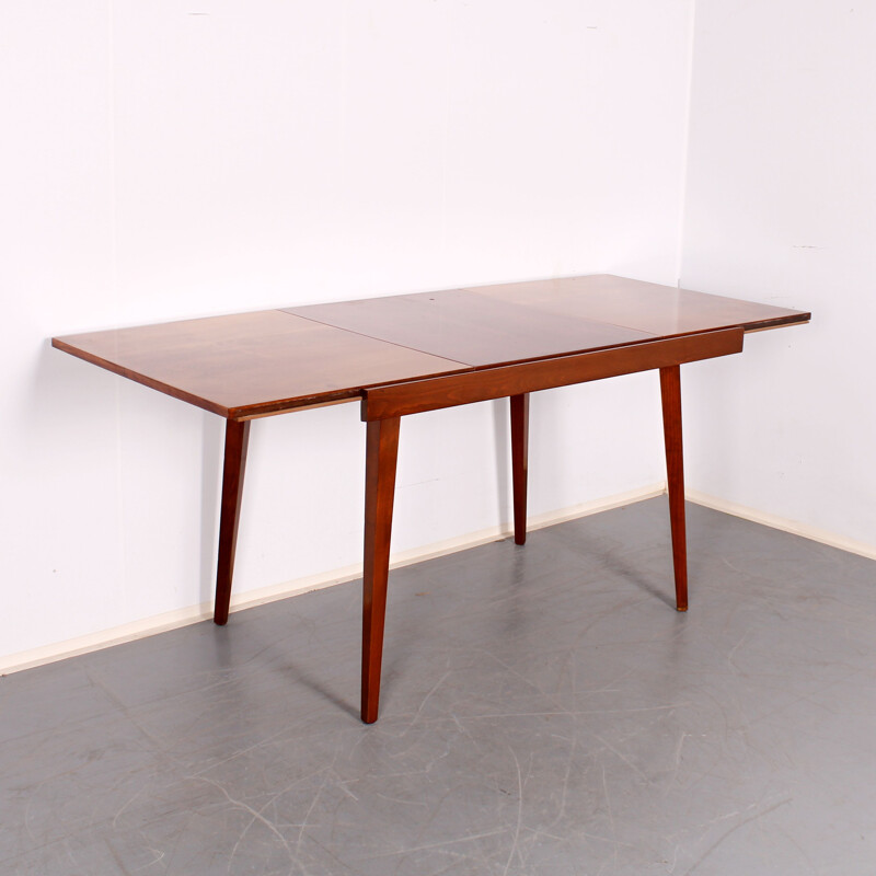 Vintage wood dining table by Tatra