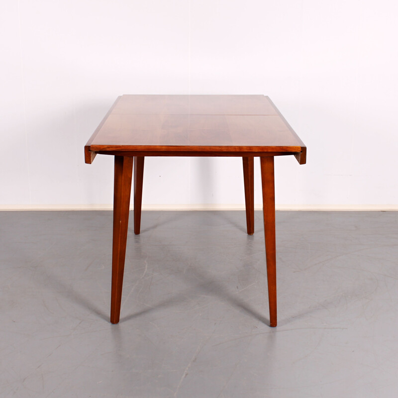 Vintage wood dining table by Tatra