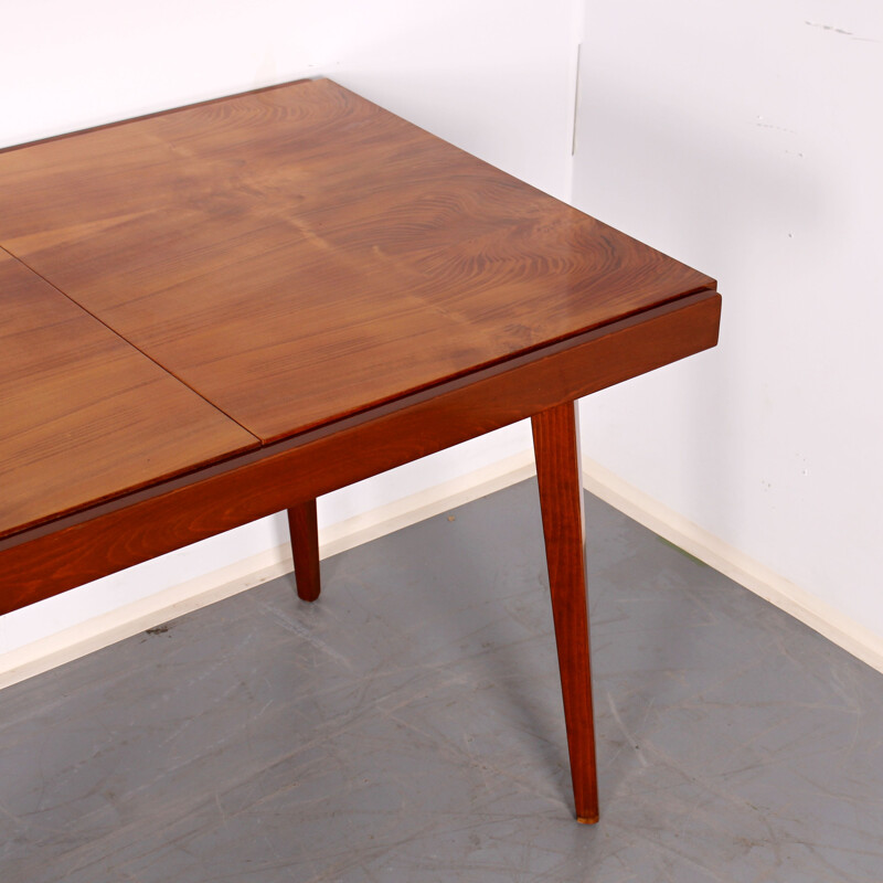 Vintage wood dining table by Tatra