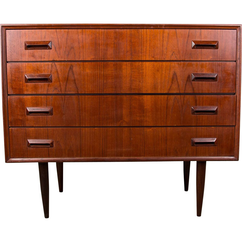 Vintage Danish teak chest of drawers by Borge Mogensen for Soborg Mobelfabrik, 1960