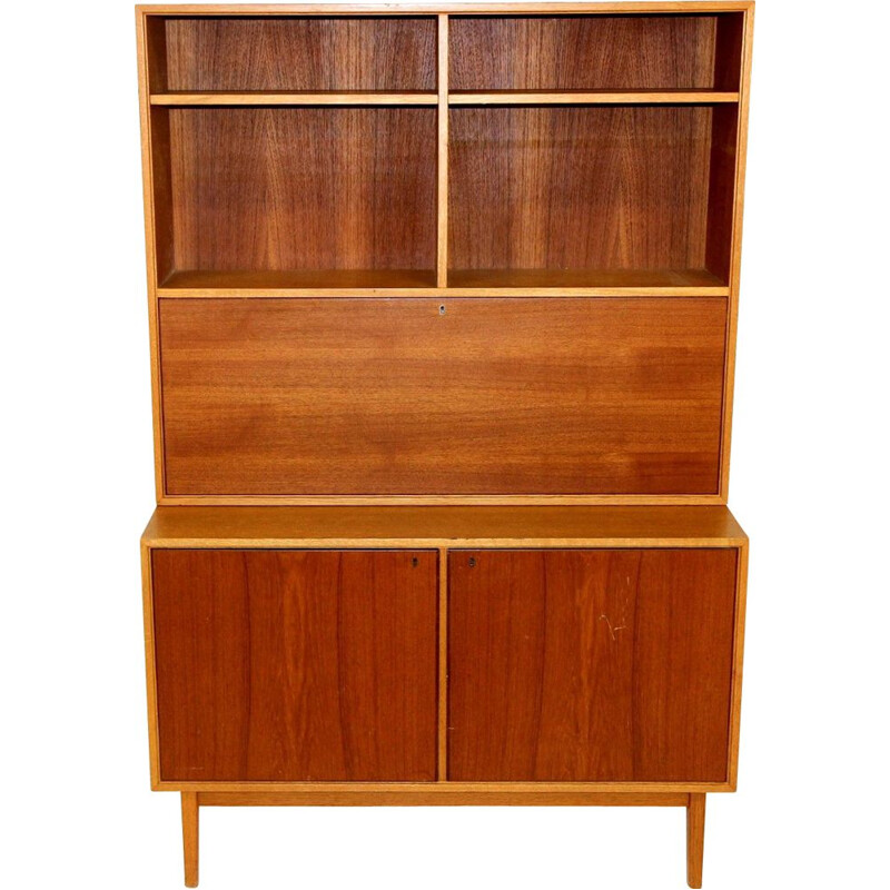 Vintage teak secretary, Sweden 1960