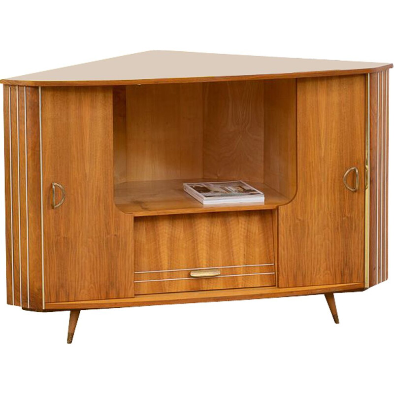 Scandinavian vintage corner chest of drawers, 1960s