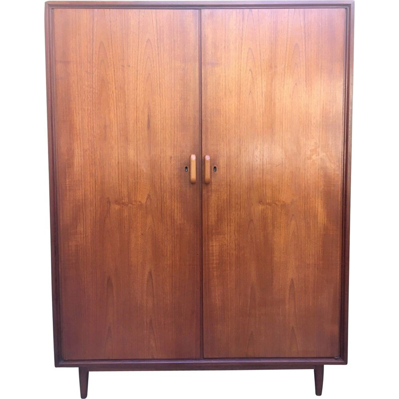 Vintage teak cabinet with 2 doors, Switzerland 1960