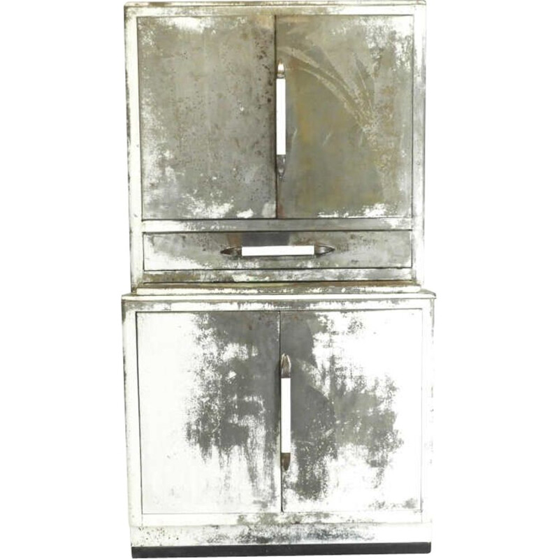 Vintage Art deco steel cabinet