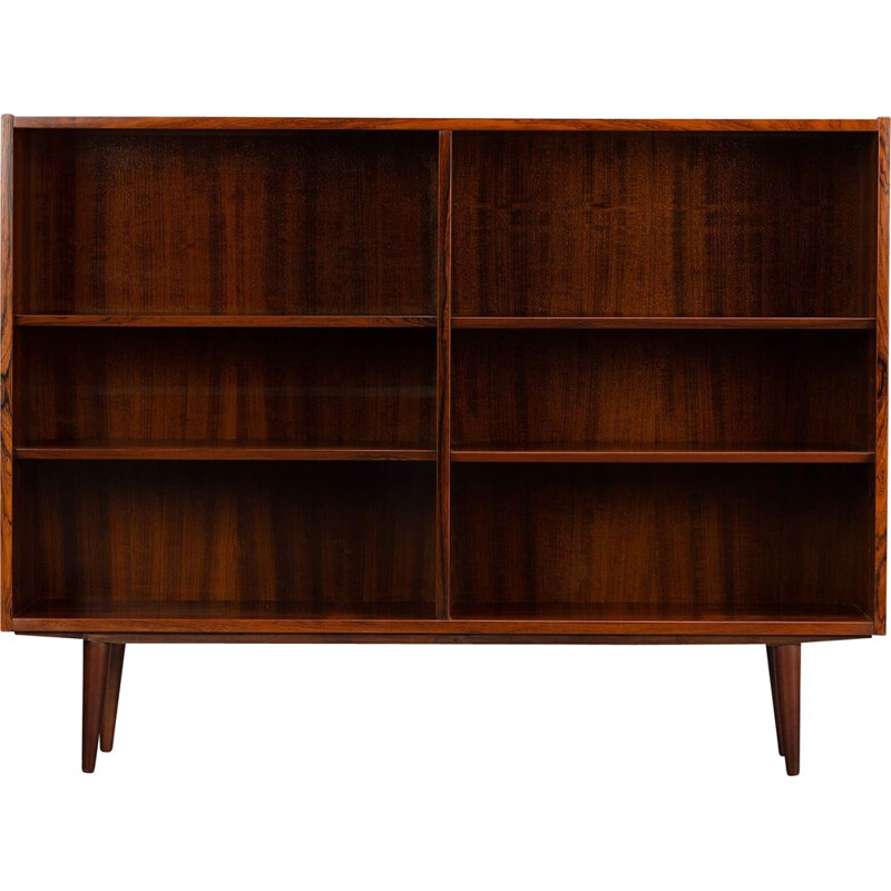 Vintage rosewood bookcase by Hundevad and Co, Denmark 1960