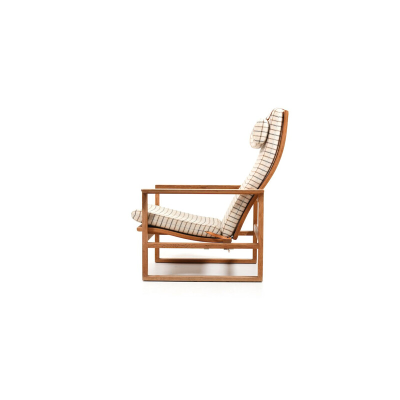 Vintage Sled armchair in oakwood by Børge Mogensen for Fredericia Stolefabrik, 1956