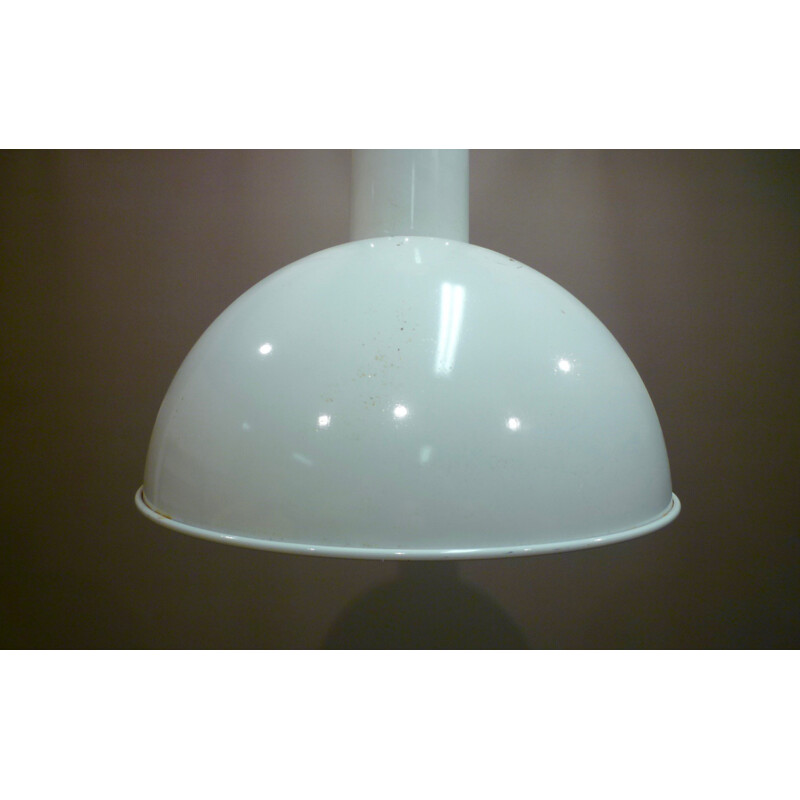 Føg & Marup hanging lamp in white metal - 1960s