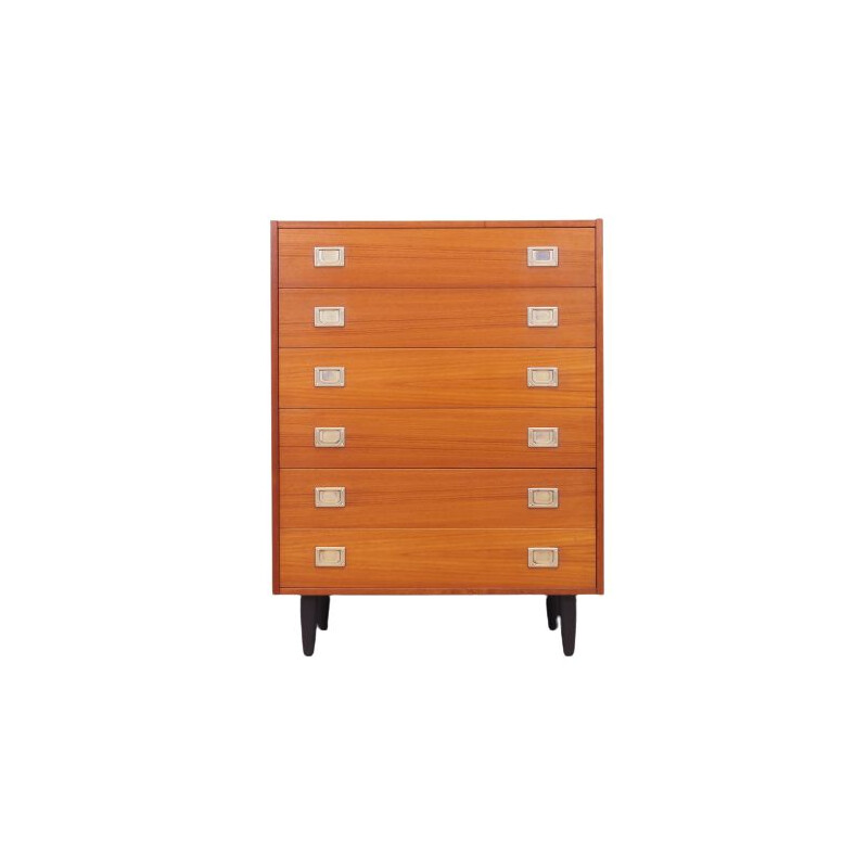 Teak vintage chest of drawers, Denmark 1970s