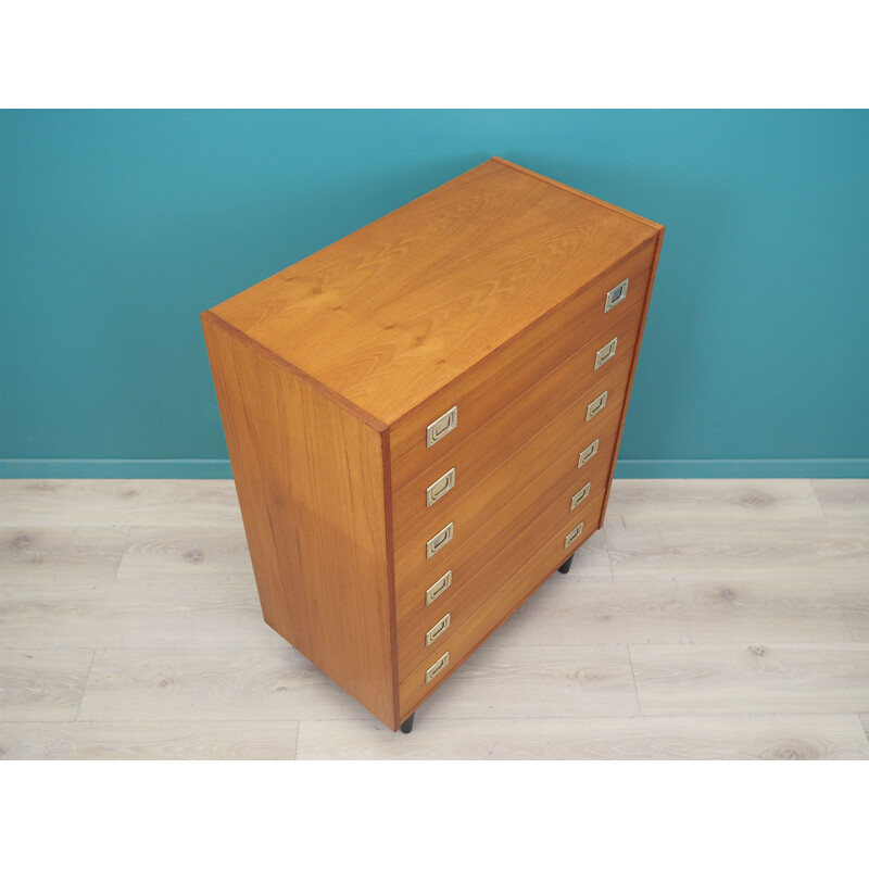 Teak vintage chest of drawers, Denmark 1970s