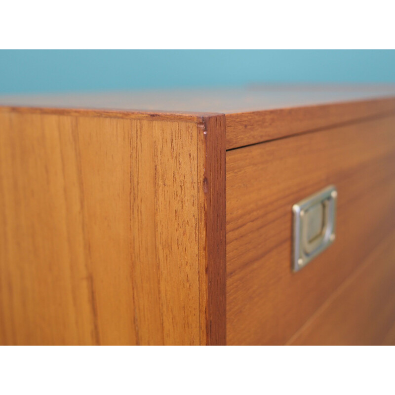 Teak vintage chest of drawers, Denmark 1970s