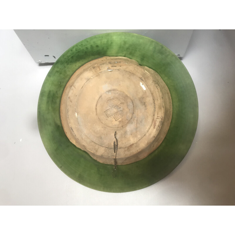 Large vintage ceramic dish