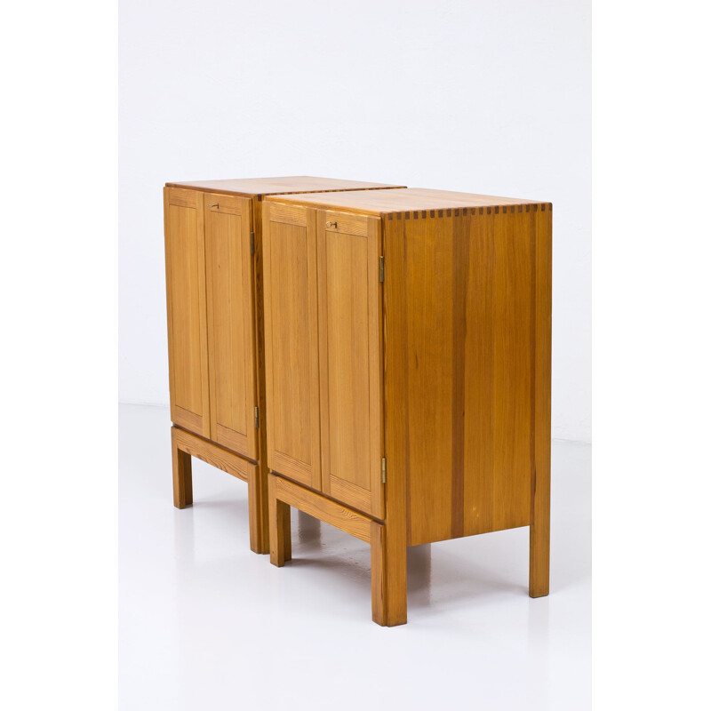 Pair of vintage pine cabinets by Børge Mogensen for Karl Andersson & Söne, Sweden 1960s