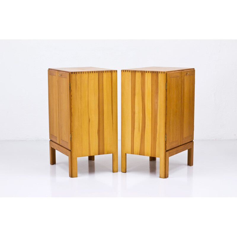 Pair of vintage pine cabinets by Børge Mogensen for Karl Andersson & Söne, Sweden 1960s