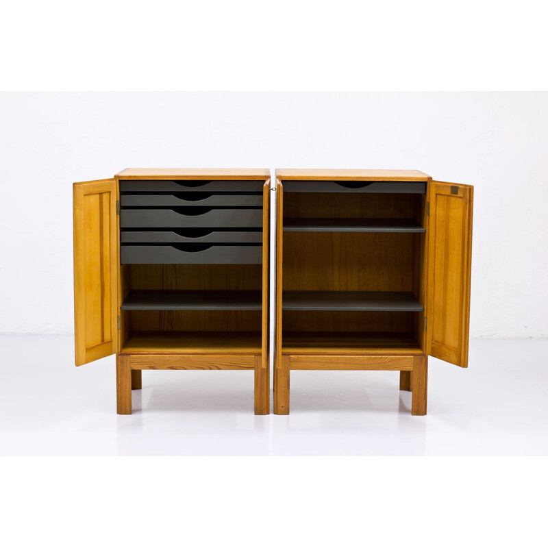 Pair of vintage pine cabinets by Børge Mogensen for Karl Andersson & Söne, Sweden 1960s