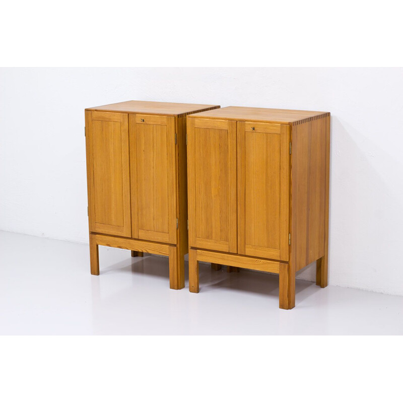 Pair of vintage pine cabinets by Børge Mogensen for Karl Andersson & Söne, Sweden 1960s