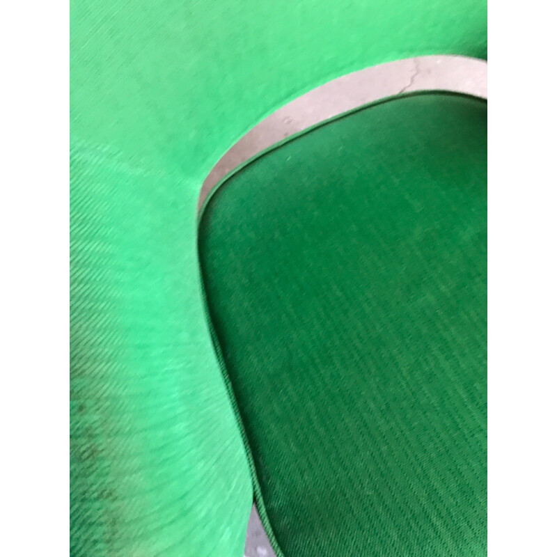 Knoll armchair in green velvet, Eero SAARINEN - 1960s