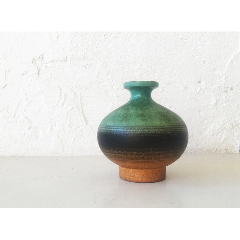 Vintage modernist ceramic vase, West Germany