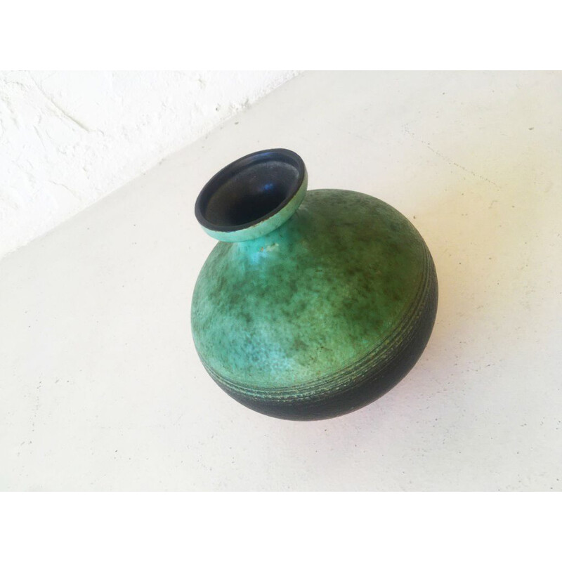 Vintage modernist ceramic vase, West Germany