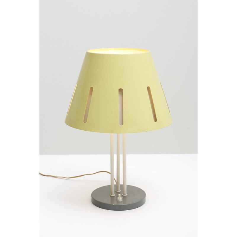 Pair of vintage table lamps "Sun Series" by Herman Busquet for Hala Zeist, Netherlands 1950s