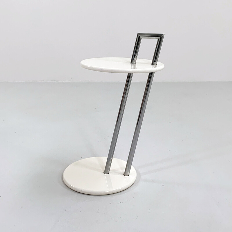 Vintage side table by Eileen Gray for Vereinigte Werkstätten, 1980s