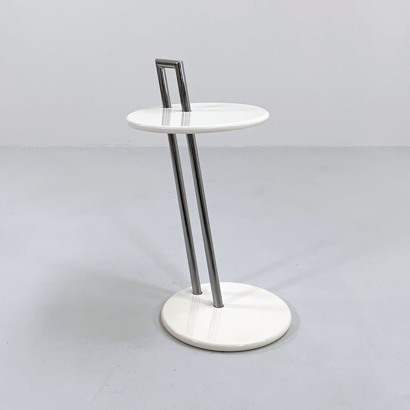 Vintage side table by Eileen Gray for Vereinigte Werkstätten, 1980s