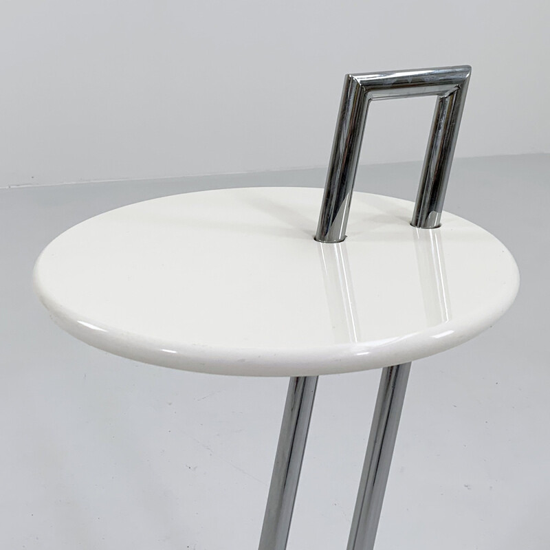 Vintage side table by Eileen Gray for Vereinigte Werkstätten, 1980s