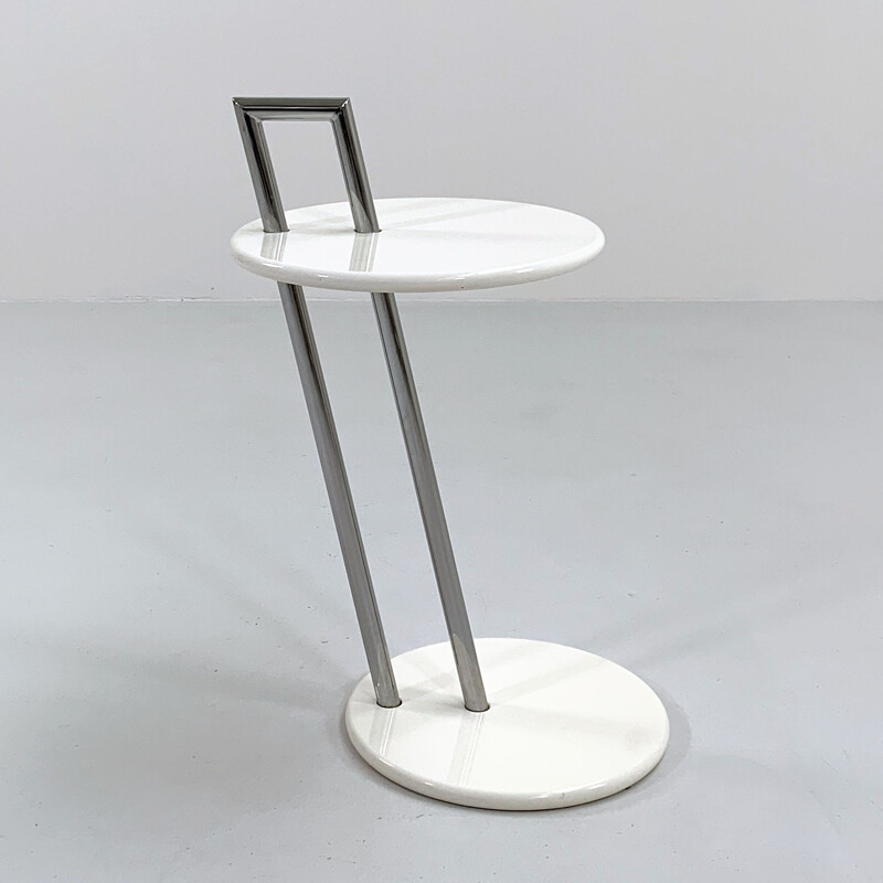 Vintage side table by Eileen Gray for Vereinigte Werkstätten, 1980s