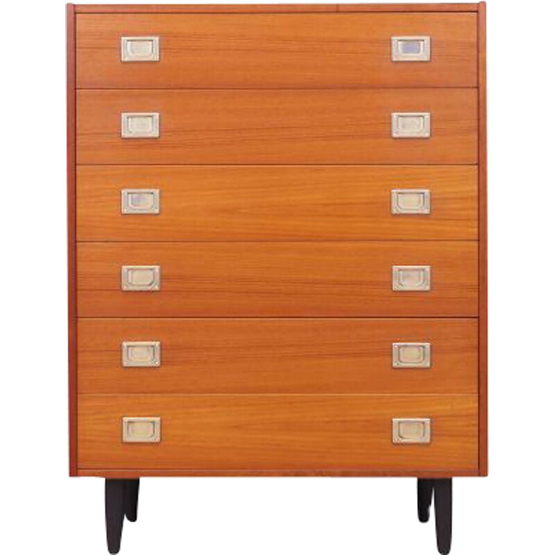 Teak vintage chest of drawers, Denmark 1970s