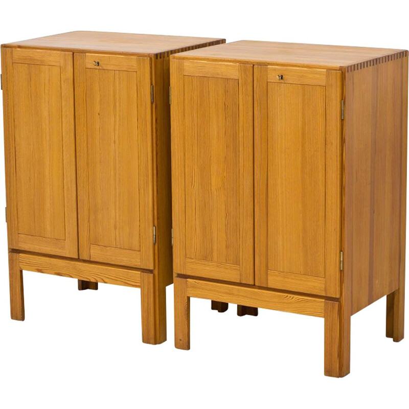 Pair of vintage pine cabinets by Børge Mogensen for Karl Andersson & Söne, Sweden 1960s