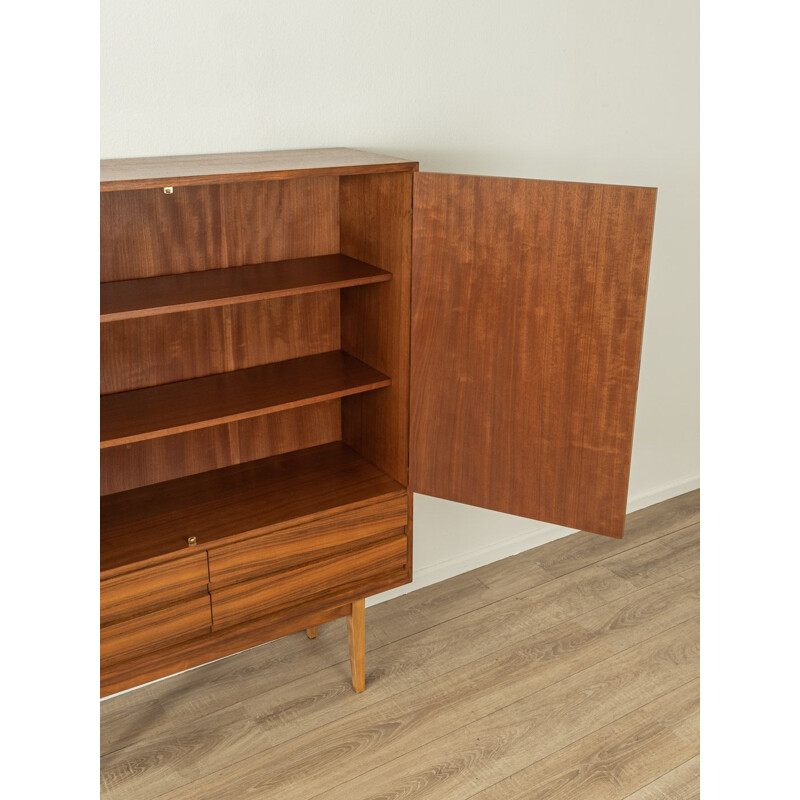 Vintage walnut two doors cabinet, Germany 1960s