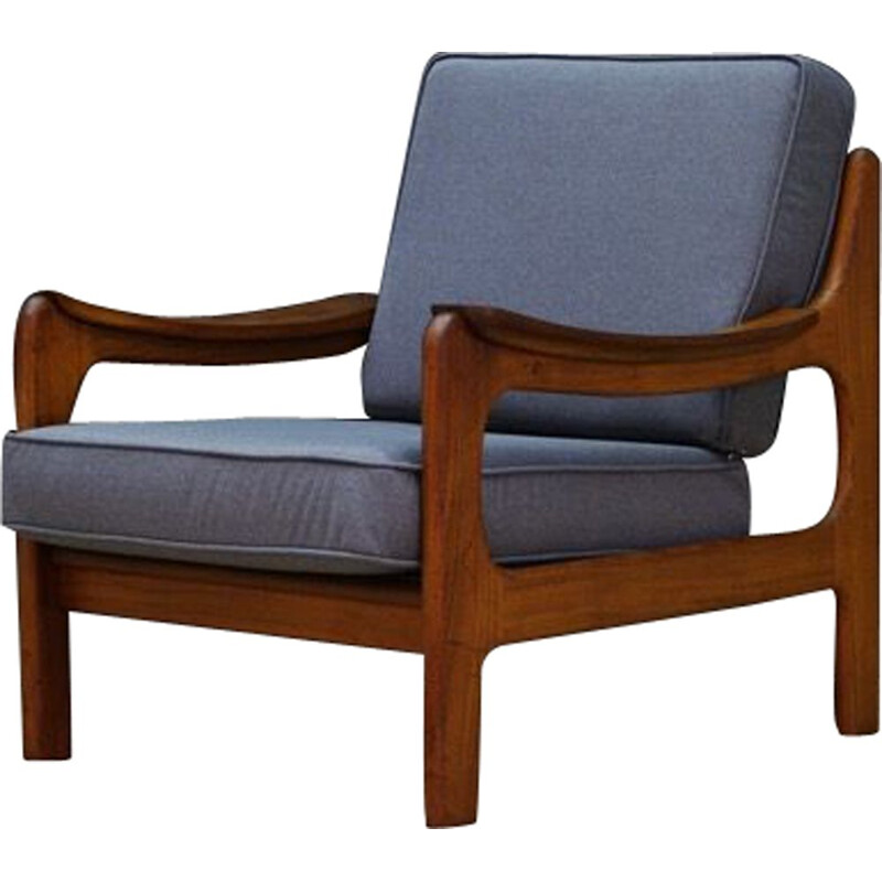 Vintage minimalist armchair, 1960-1970s